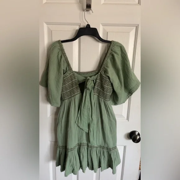 Free People Women's Still Pond Cotton Easy to Love Bubble Mini Dress - Picture 5 of 8